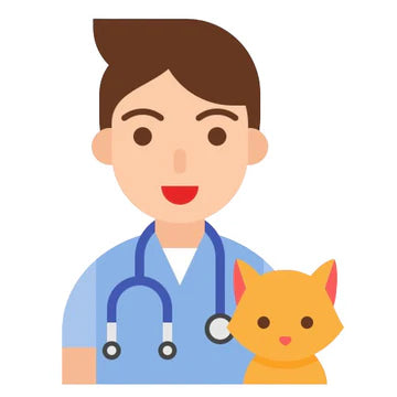 Tierarzt mit Katze